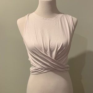 Fabletics Marissa wraparound tank (white)